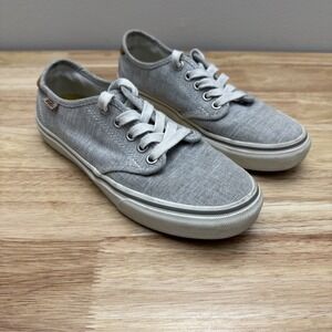 VANS Camden Ortholite Sneakers Gray/White Lace Up Shoes Size 7 Style 721356